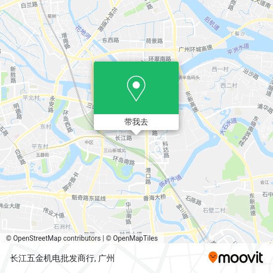 长江五金机电批发商行地图