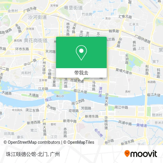 珠江颐德公馆-北门地图