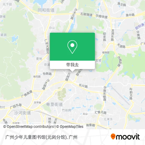 广州少年儿童图书馆(元岗分馆)地图