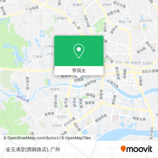 金玉满堂(西丽路店)地图