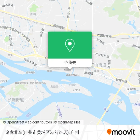 途虎养车(广州市黄埔区港前路店)地图