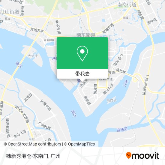 穗新秀港仓-东南门地图