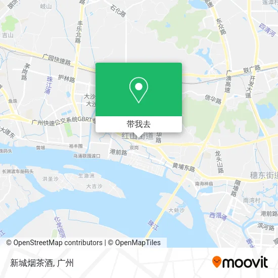 新城烟茶酒地图