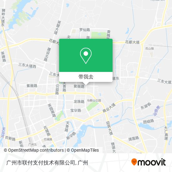 广州市联付支付技术有限公司地图