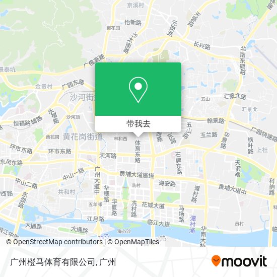 广州橙马体育有限公司地图