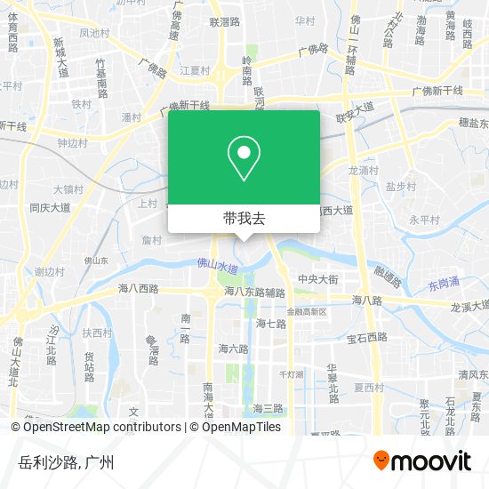 岳利沙路地图
