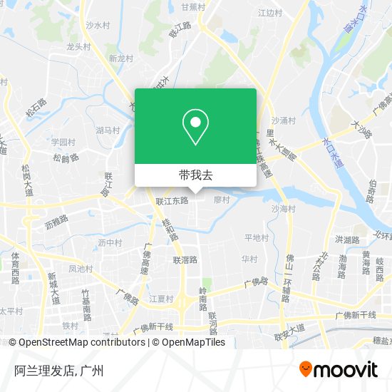 阿兰理发店地图