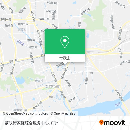荔联街家庭综合服务中心地图