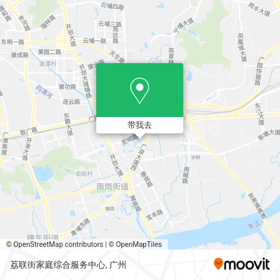 荔联街家庭综合服务中心地图