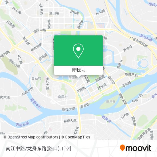 南江中路/龙舟东路(路口)地图