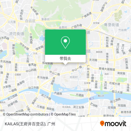 KAILAS(王府井百货店)地图