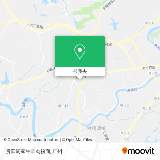 贵阳周家牛羊肉粉面地图