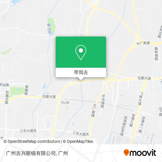 广州吉兴眼镜有限公司地图