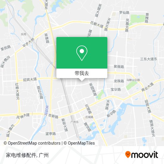家电维修配件地图