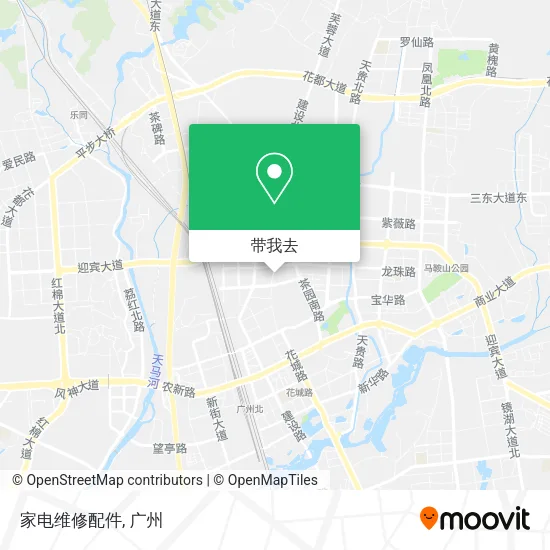 家电维修配件地图