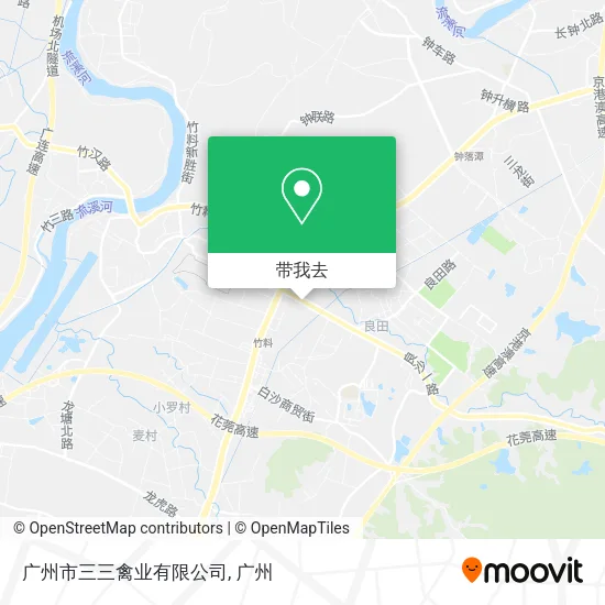 广州市三三禽业有限公司地图