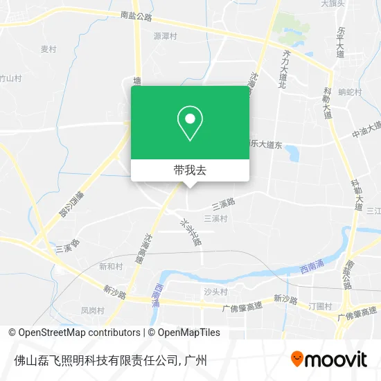 佛山磊飞照明科技有限责任公司地图