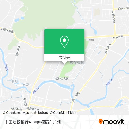 中国建设银行ATM(岭西路)地图