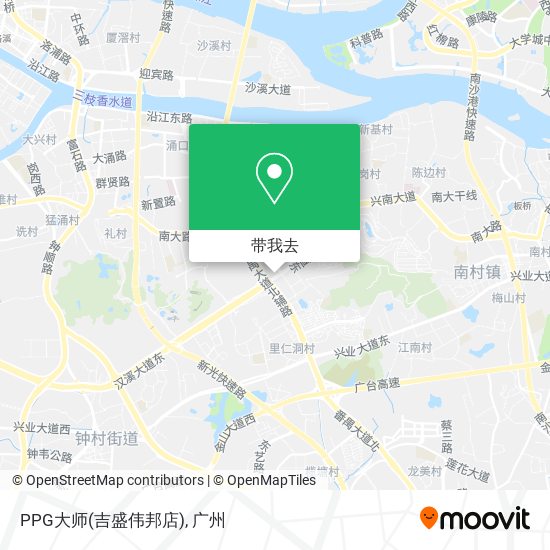 PPG大师(吉盛伟邦店)地图