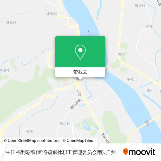 中国福利彩票(富湾镇退休职工管理委员会南)地图
