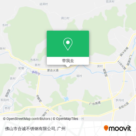 佛山市合诚不锈钢有限公司地图