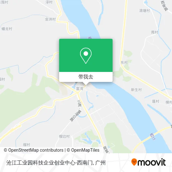 沧江工业园科技企业创业中心-西南门地图