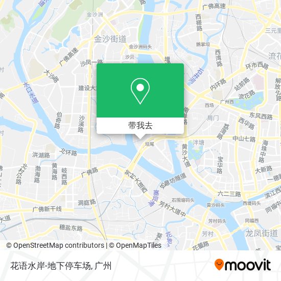 花语水岸-地下停车场地图
