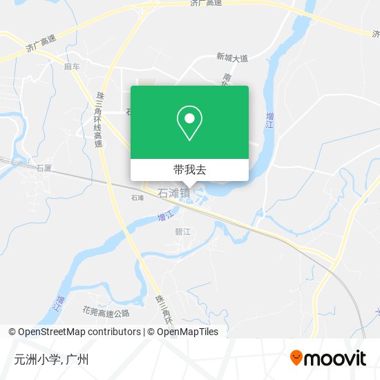 元洲小学地图