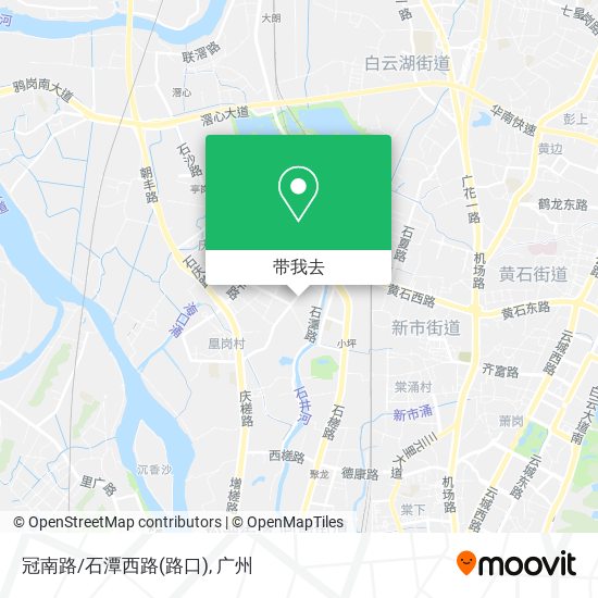 冠南路/石潭西路(路口)地图