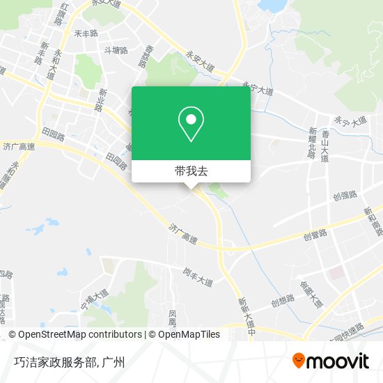 巧洁家政服务部地图