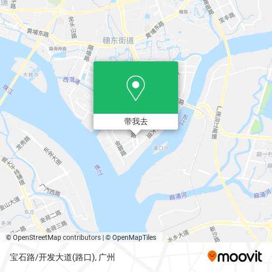 宝石路/开发大道(路口)地图