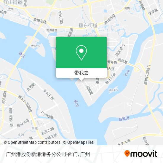 广州港股份新港港务分公司-西门地图
