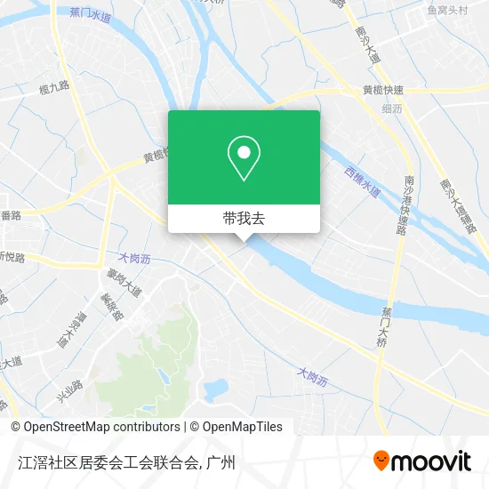 江滘社区居委会工会联合会地图