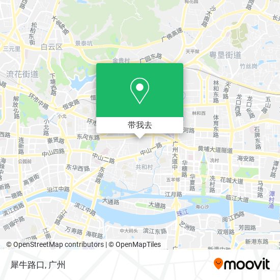 犀牛路口地图