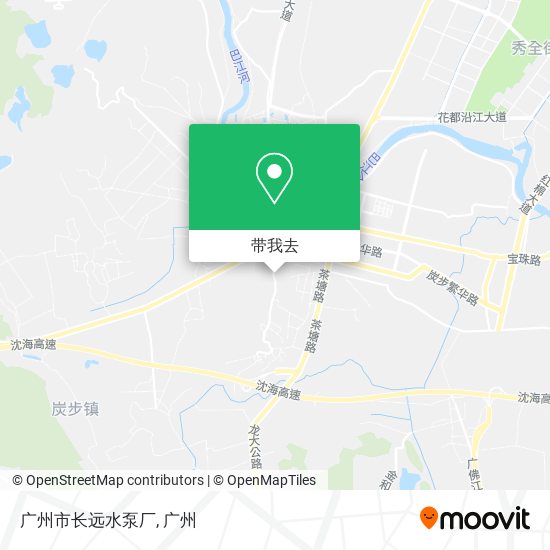 广州市长远水泵厂地图