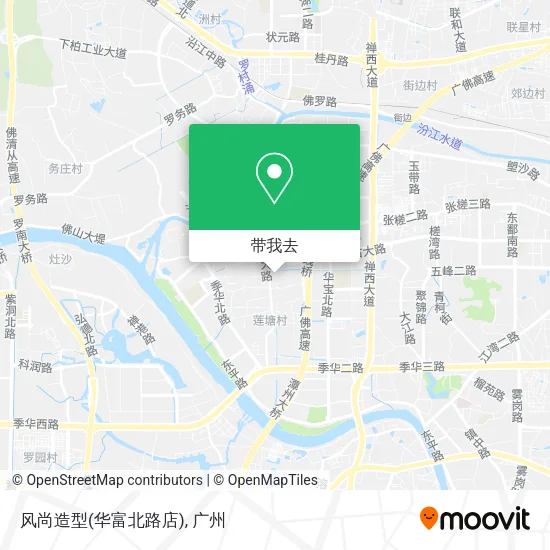 风尚造型(华富北路店)地图