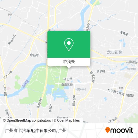 广州睿卡汽车配件有限公司地图