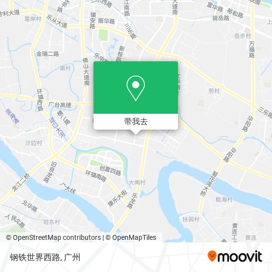 钢铁世界西路地图