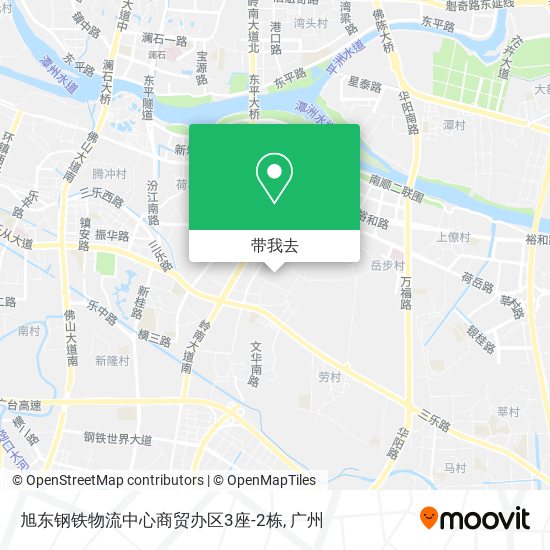 旭东钢铁物流中心商贸办区3座-2栋地图