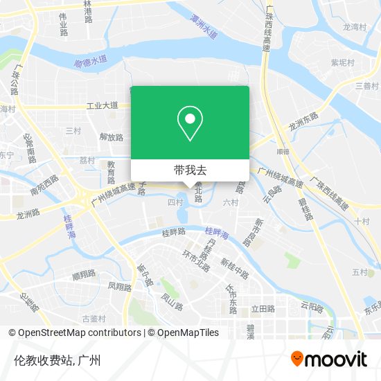 伦教收费站地图