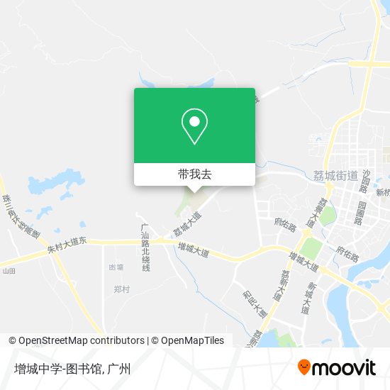增城中学-图书馆地图