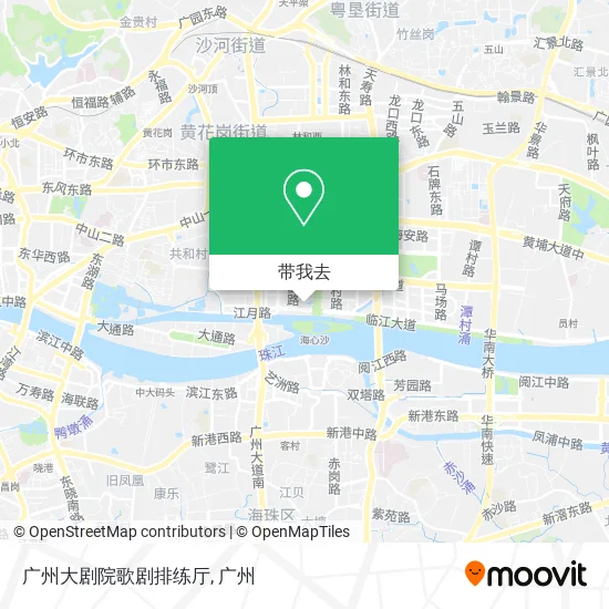 广州大剧院歌剧排练厅地图