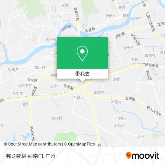 邦龙建材-西南门地图