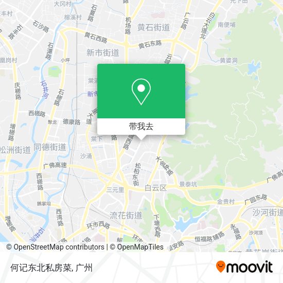 何记东北私房菜地图