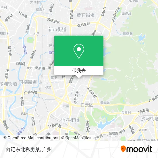何记东北私房菜地图