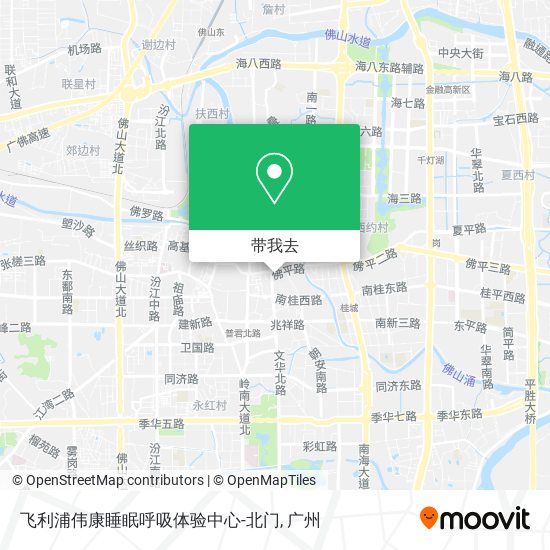 飞利浦伟康睡眠呼吸体验中心-北门地图