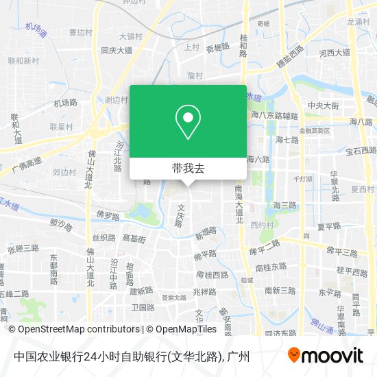 中国农业银行24小时自助银行(文华北路)地图