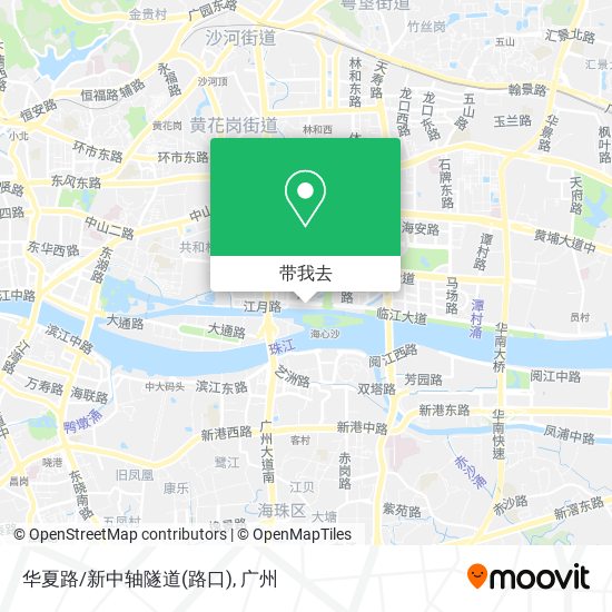 华夏路/新中轴隧道(路口)地图