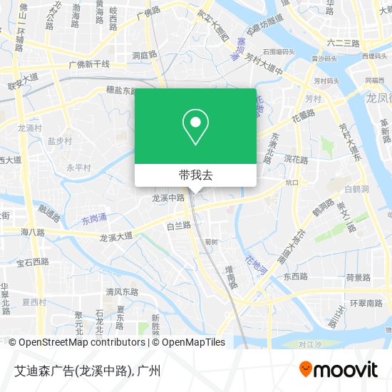 艾迪森广告(龙溪中路)地图