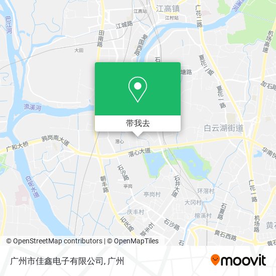 广州市佳鑫电子有限公司地图